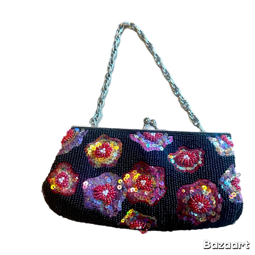 Max Mayer beaded clutch